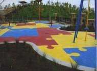 SUNDEK applied to a playground surface